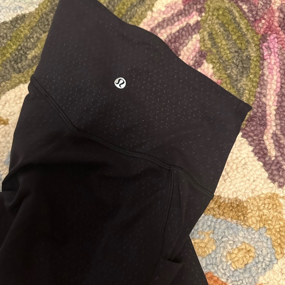 lululemon athletica Dark Patterned Athletic Shorts